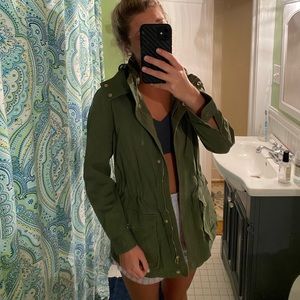 Forever 21 Green Utility Jacket